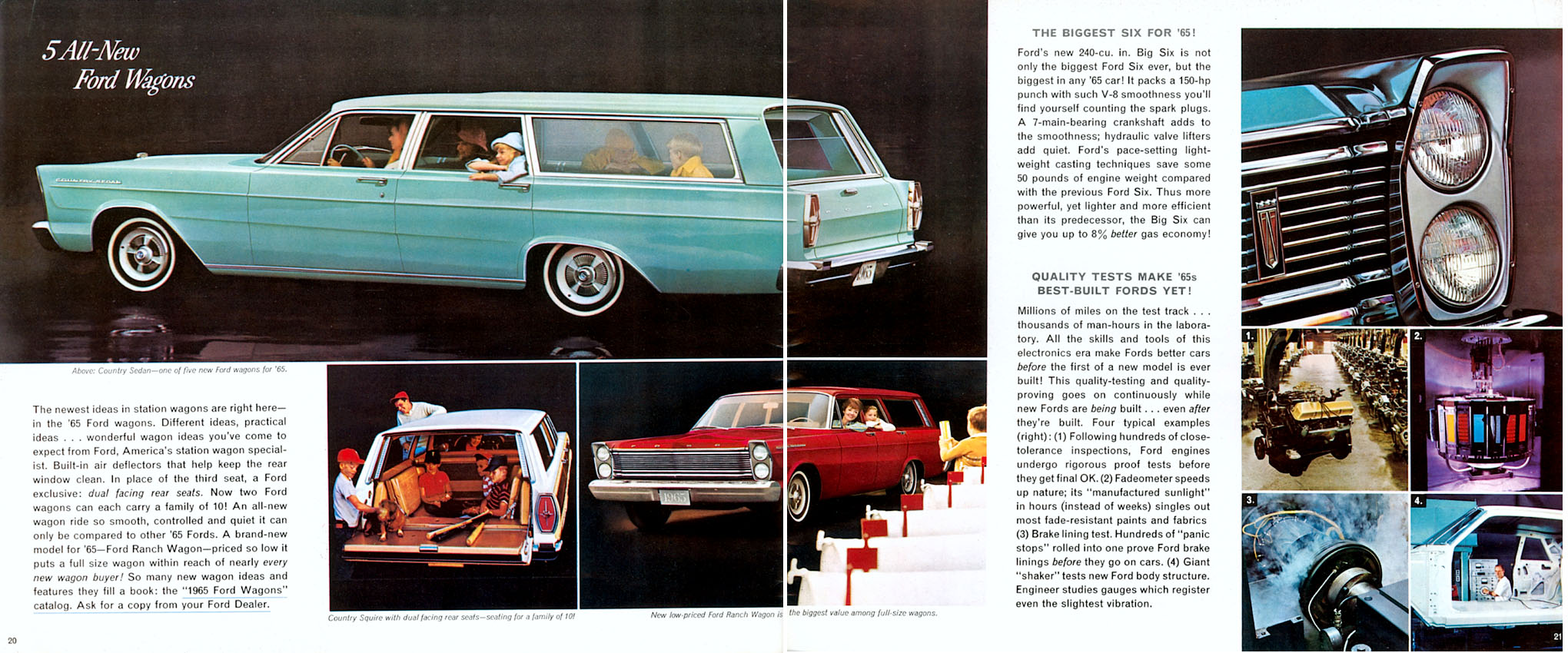 1965 Ford Brochure Page 2